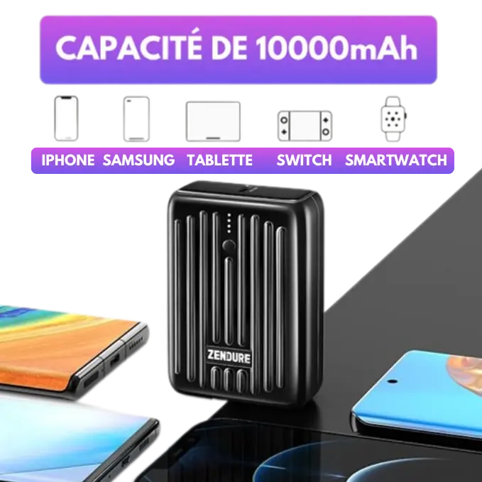 La Meilleure Batterie externe en 2023 : La Zendure SuperMini 10000mah