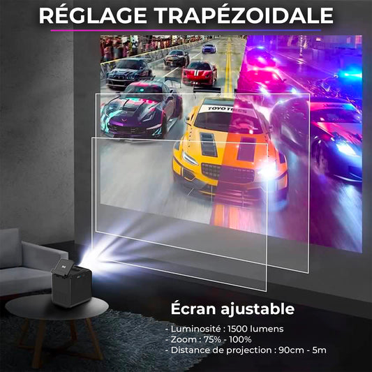 Comment choisir le meilleur vidéo projecteur portable : la correction trapézoïdale